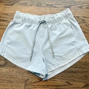 Lululemon Inner Glow High-Rise Light Blue Shorts Size 8
